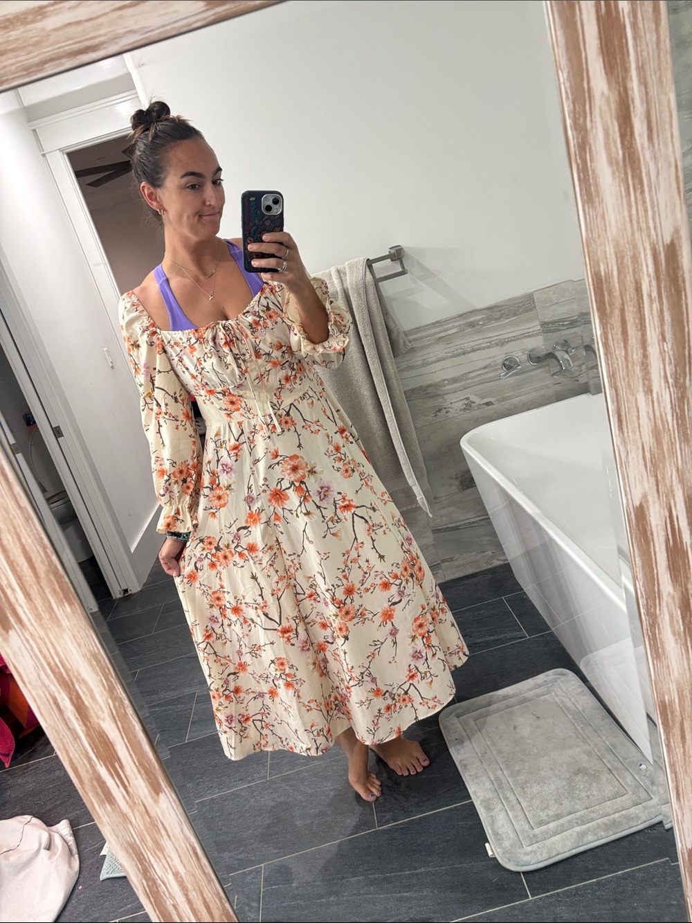 Cottagecore Midi Dress